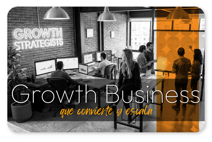 growth marketing, estrategia digital, SEO, pauta digital y optimización de conversiones